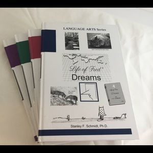 Life of Fred series Language Arts (hardback) Set of 4.